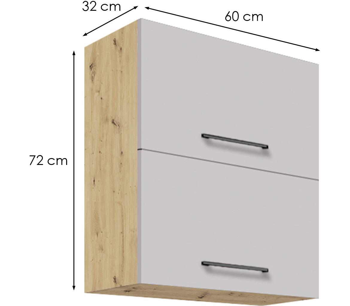 Infinity 47G kuhinjski element 2 vrata 60x32x72 cm latte