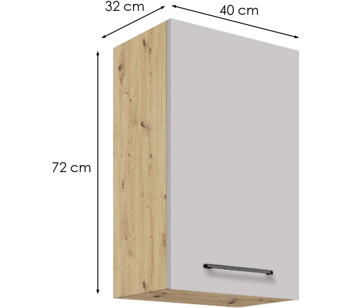 Infinity 31G kuhinjski element 1 vrata 40x32x72 cm latte