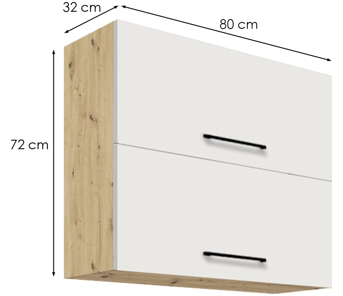 Infinity 48G kuhinjski element 2 vrata 80x32x72 cm bela