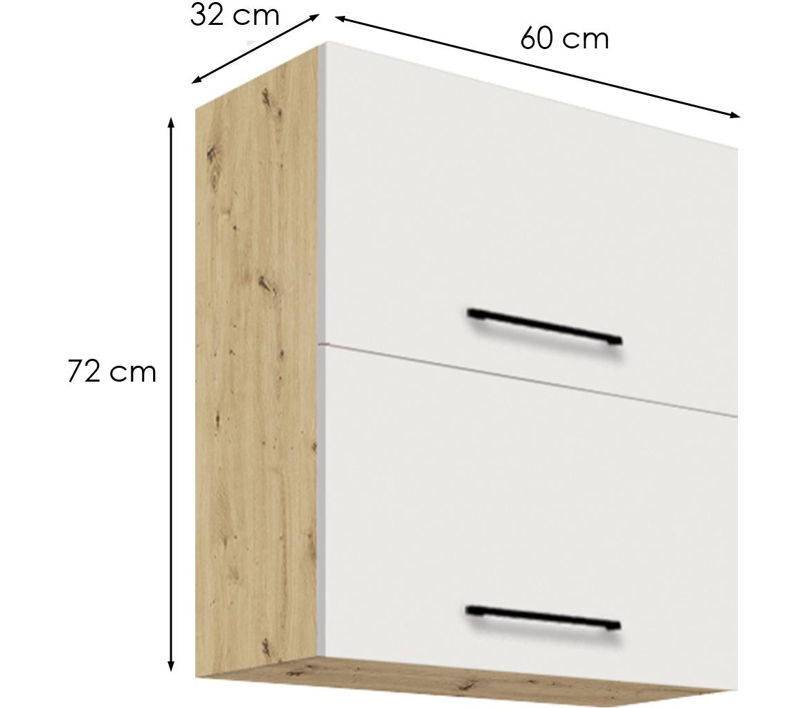 Infinity 47G kuhinjski element 2 vrata 60x32x72 cm bela