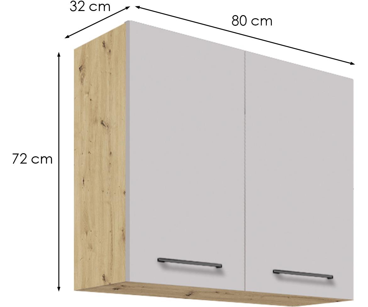 Infinity 43G kuhinjski element 2 vrata 80x32x72 cm latte