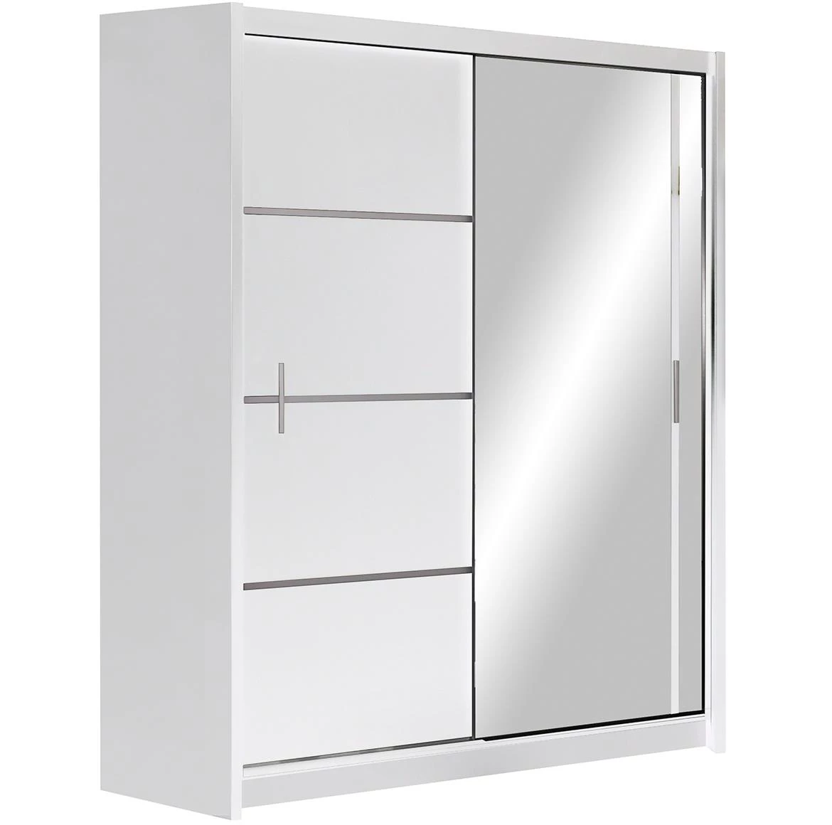 Vita kl.ormar 2 vrata/ogledalo 180x61x215 cm beli