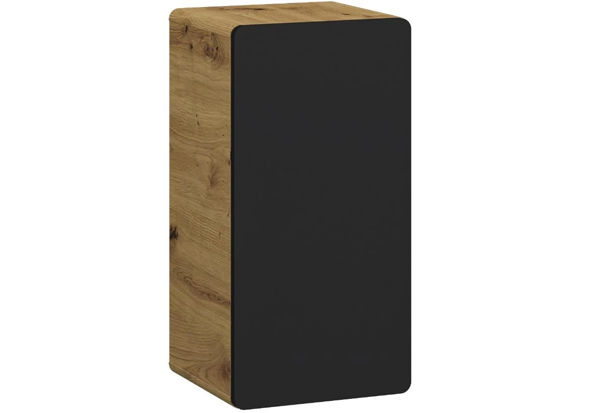 Bronx 35 viseci kupatilski ormaric 35x31,6x68 cm artisan hrast crna
