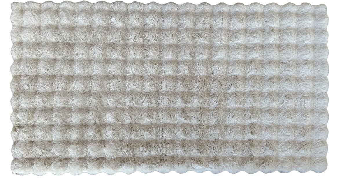 Tepih Fuzzy Bubble 160 x 230 cm krem