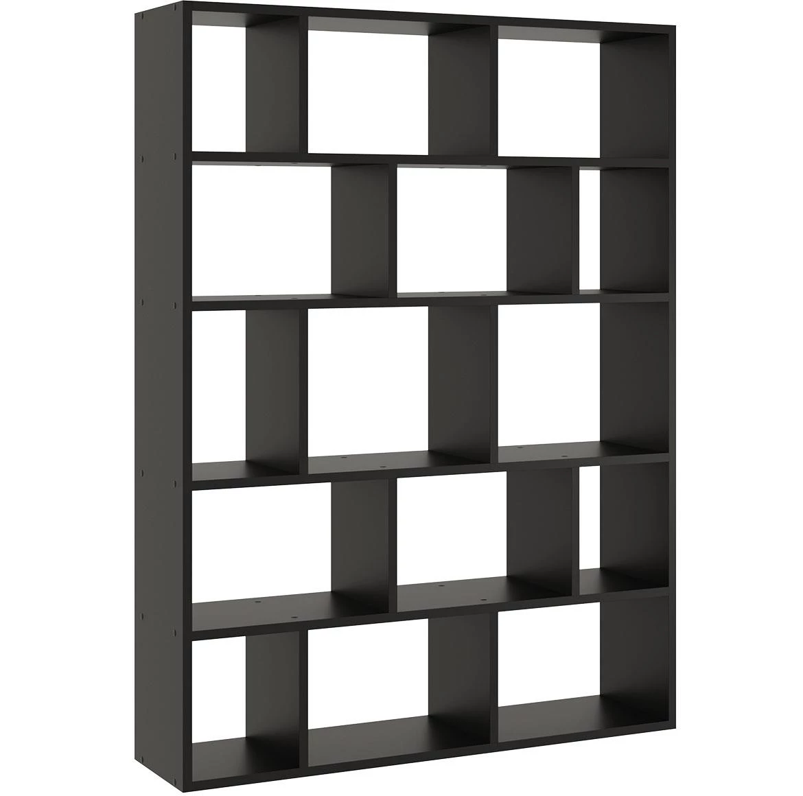 Polica 105x18x141 cm crna