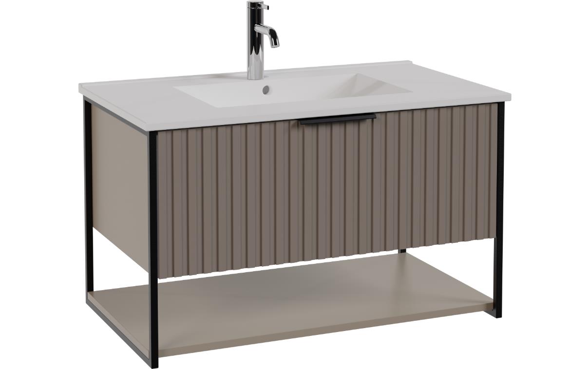 Turf 80 1S kupatilska baza 79,5x46x47,5 cm siva
