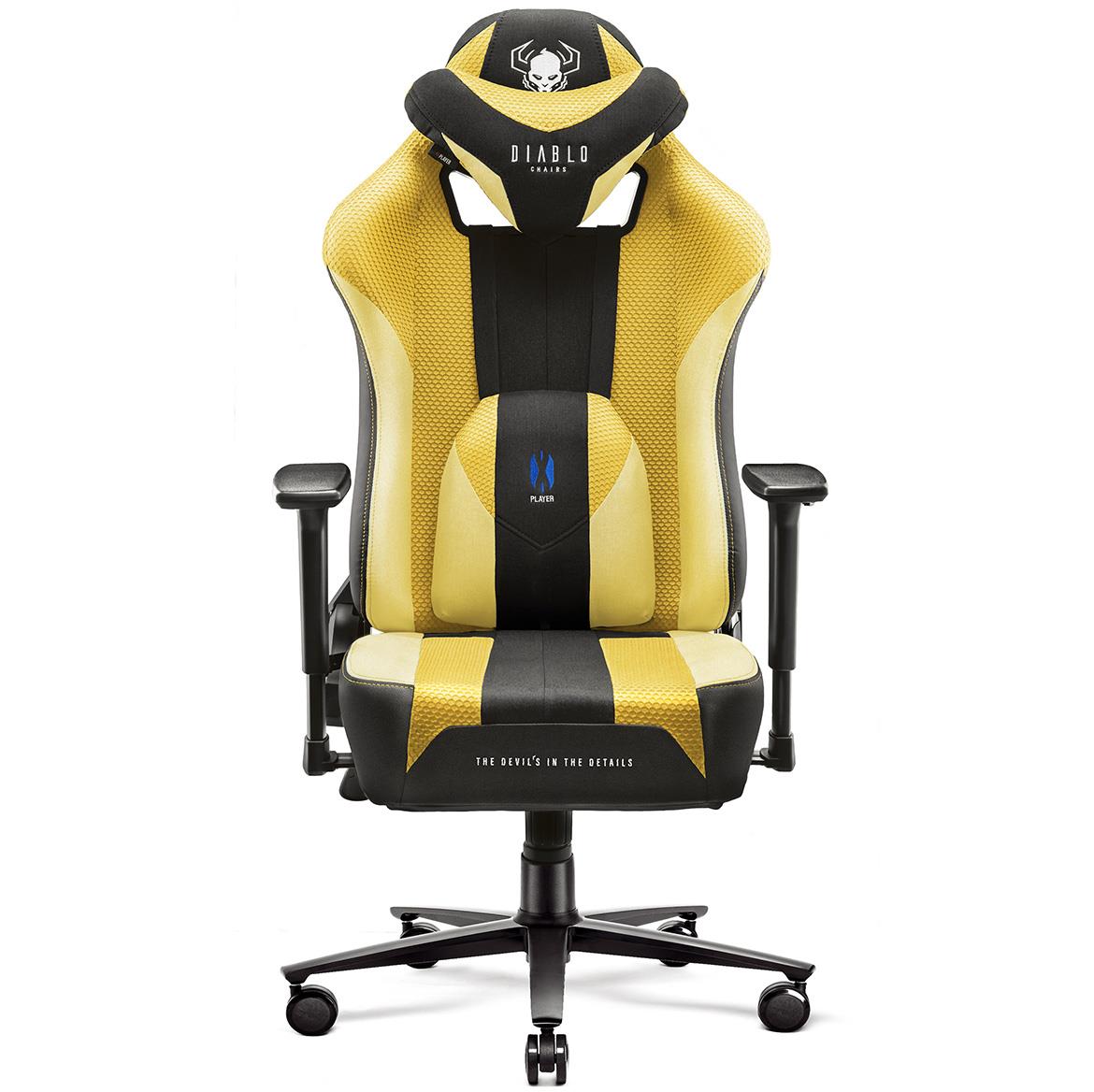 Diablo X-Player 2.0 kancelarijska stolica 68x53x124 cm crno žuta