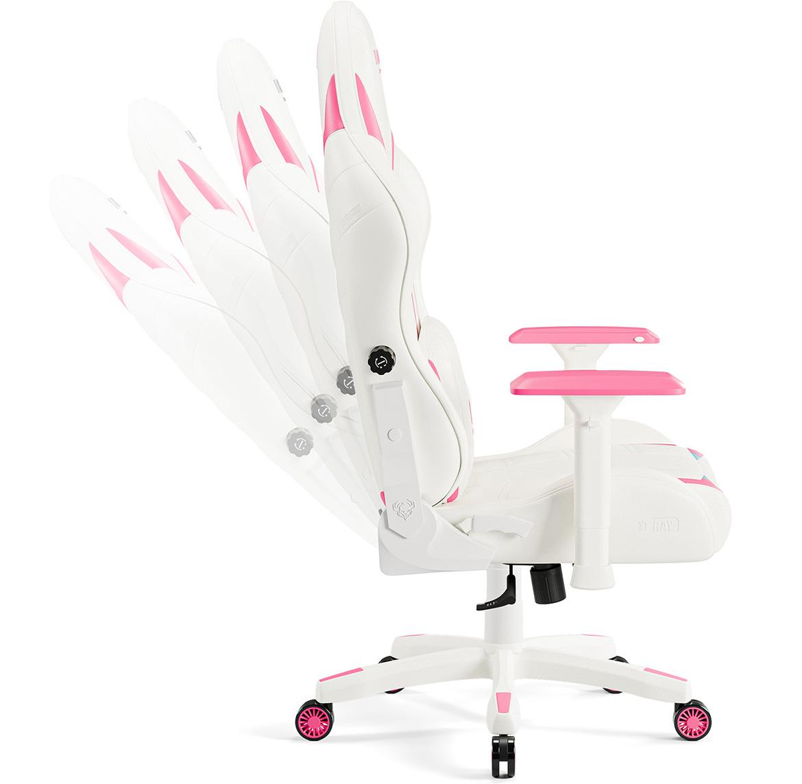 Diablo X-Ray 2.0 kancelarijska stolica 68x52x125 cm belo roze