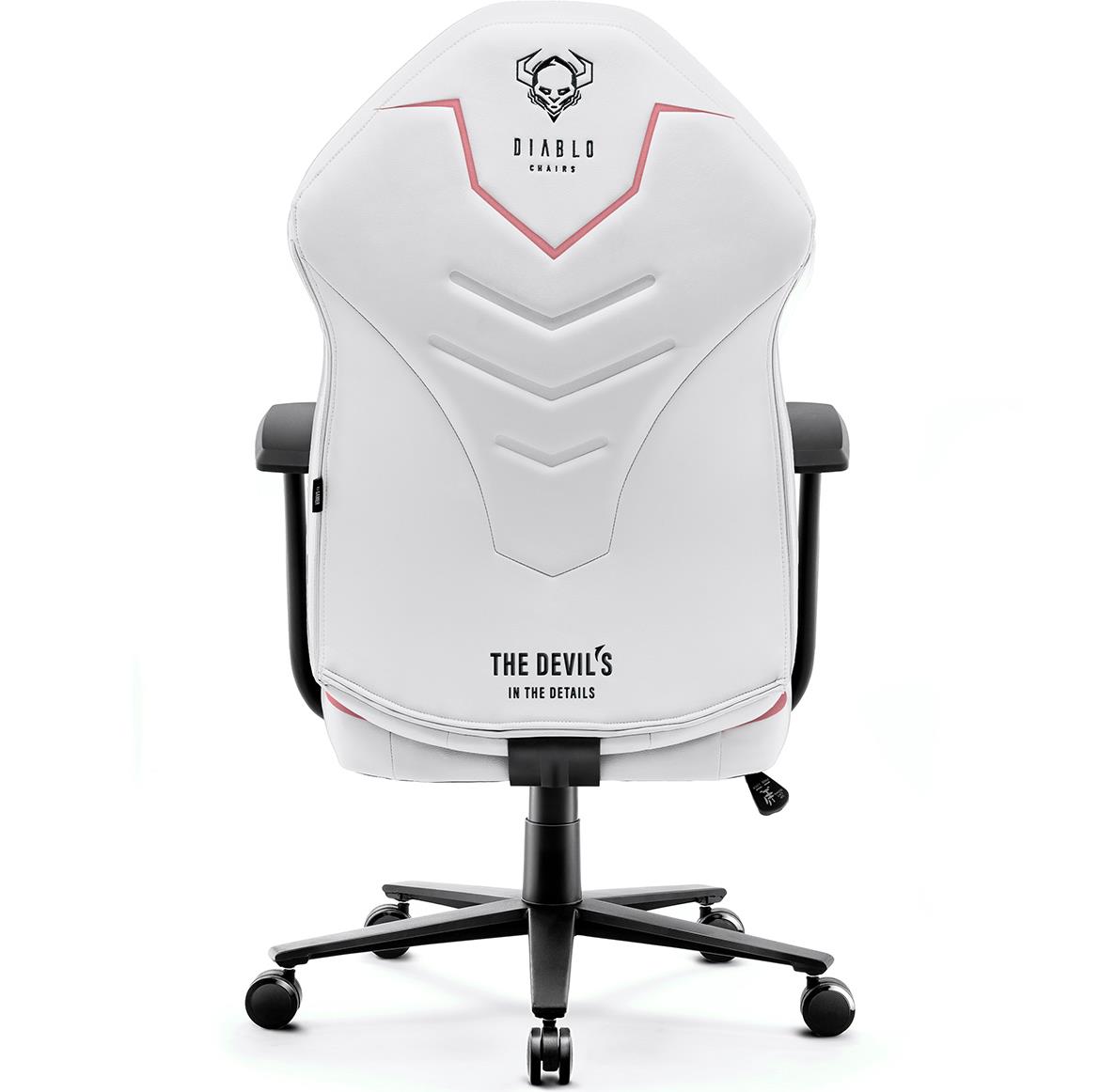 Diablo X-Gamer 2.0 kancelarijska stolica 68,5x56x118 cm crno bijelo roze
