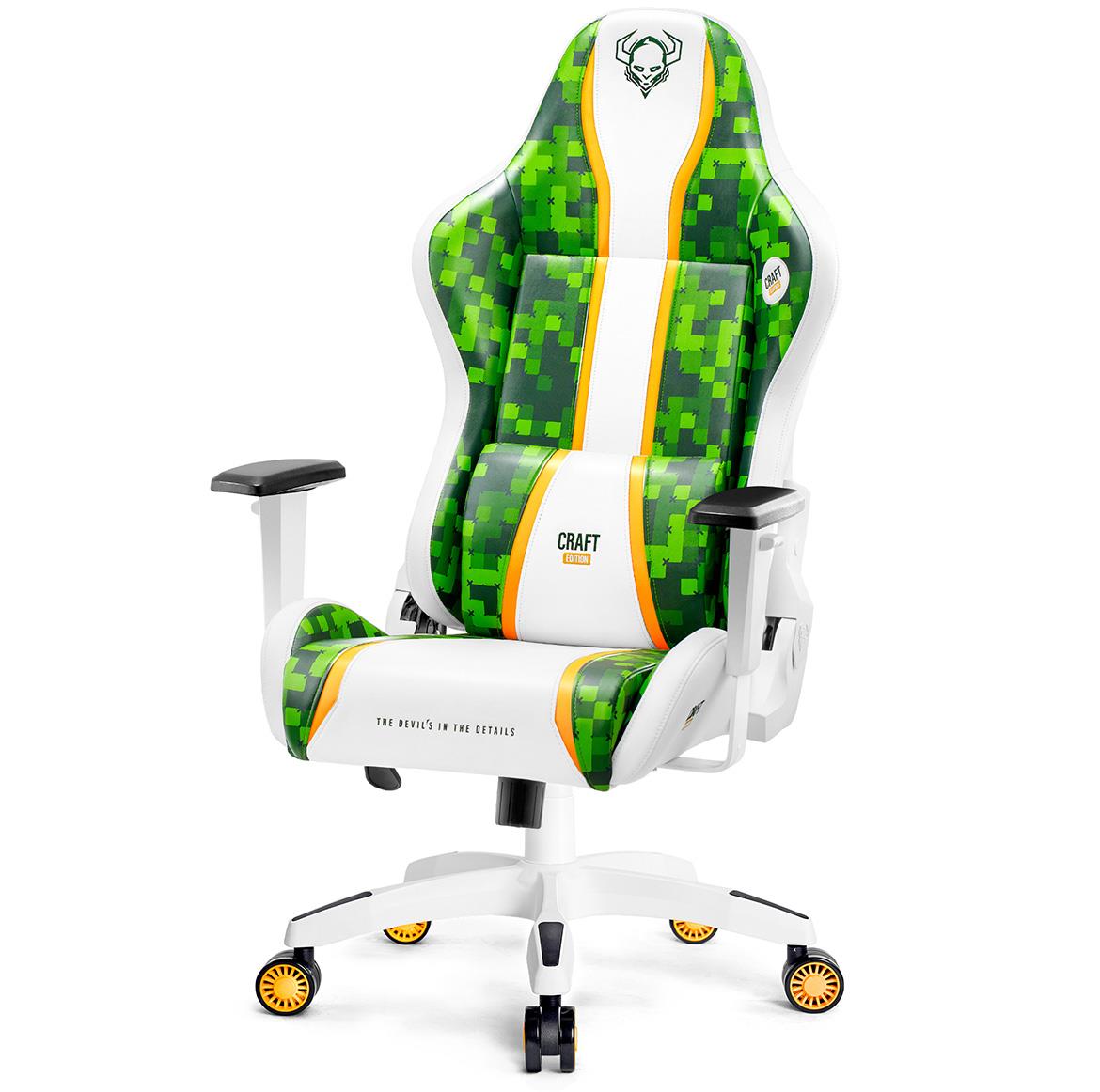Diablo X-One 2.0 kancelarijska stolica 68x51x124 cm belo zelena