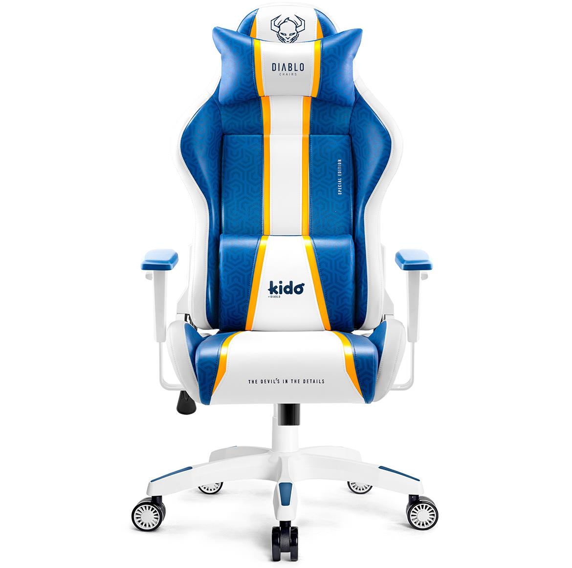 Diablo X-One 2.0 kancelarijska stolica 64x37x110 cm belo plava