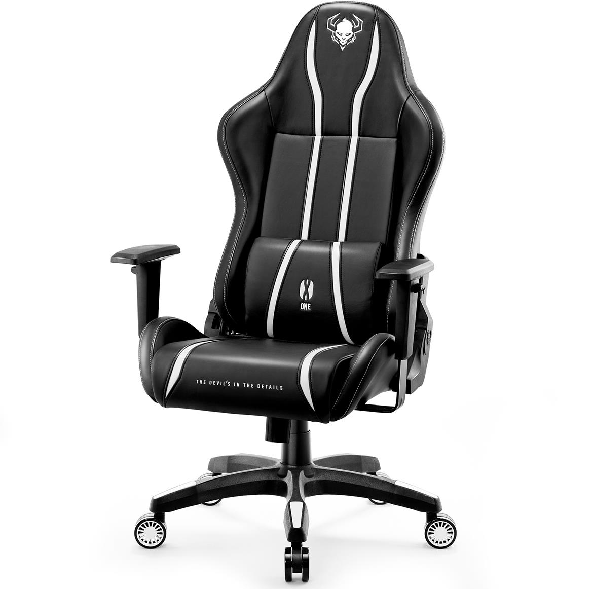 Diablo X-One 2.0 kancelarijska stolica 68x51x124 cm crno bela