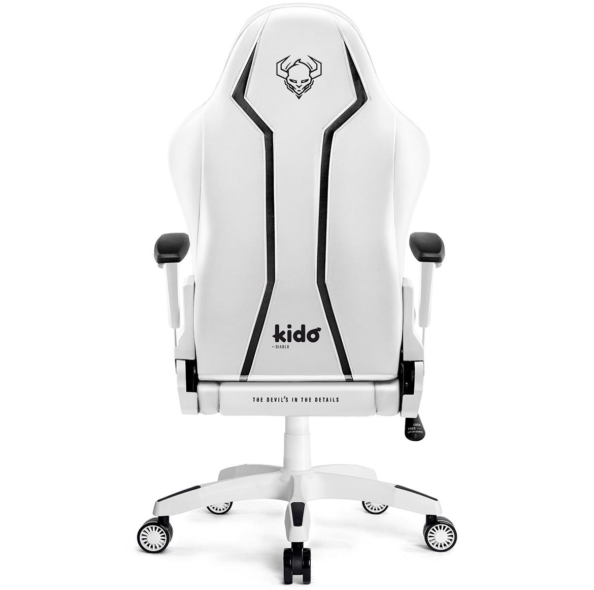 Diablo X-One 2.0 kancelarijska stolica 64x37x110 cm belo crna