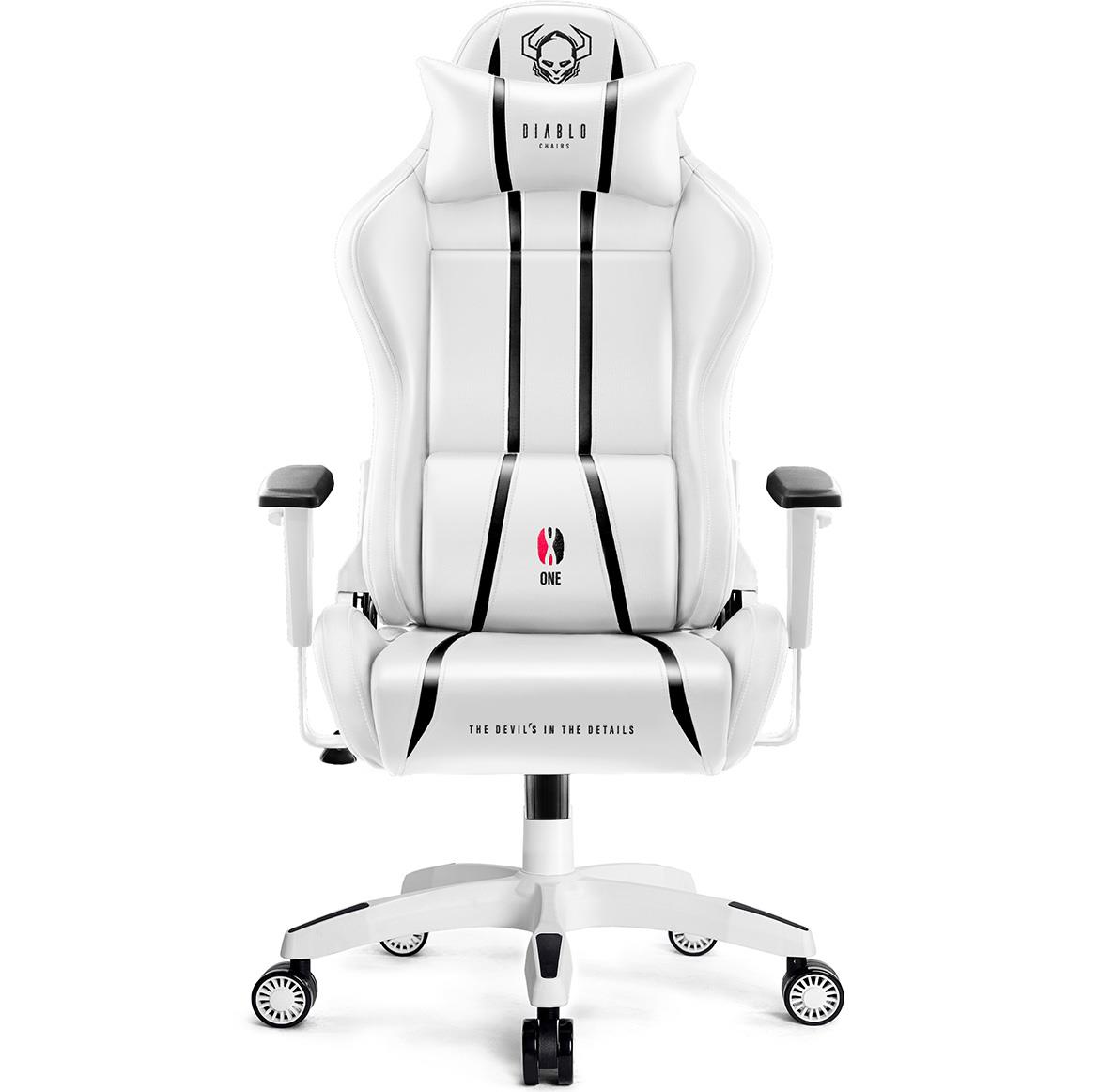 Diablo X-One 2.0 kancelarijska stolica 68x51x124 cm belo crna
