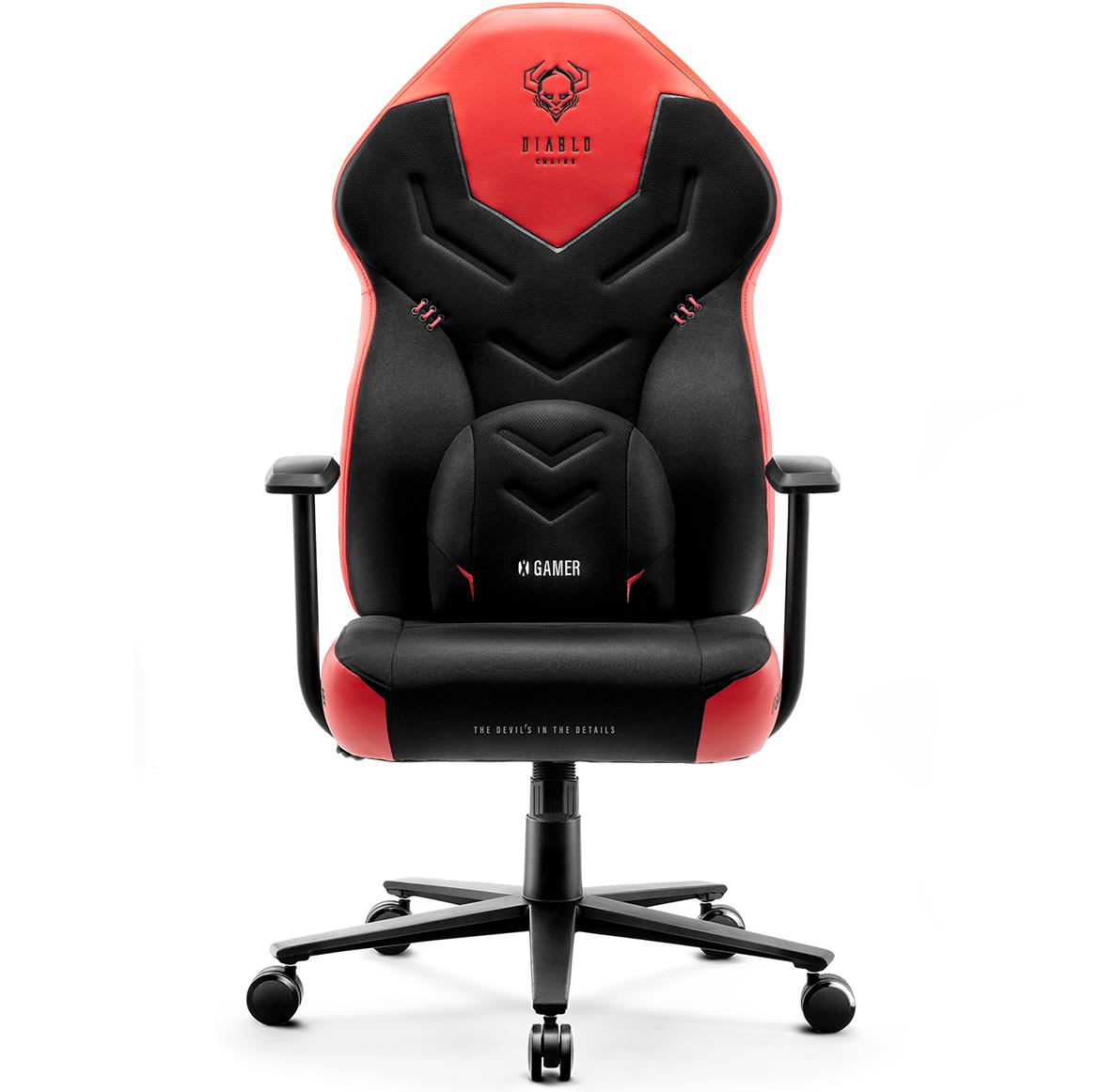 Diablo X-Gamer 2.0 kancelarijska stolica 68,5x56x118 cm crno crvena