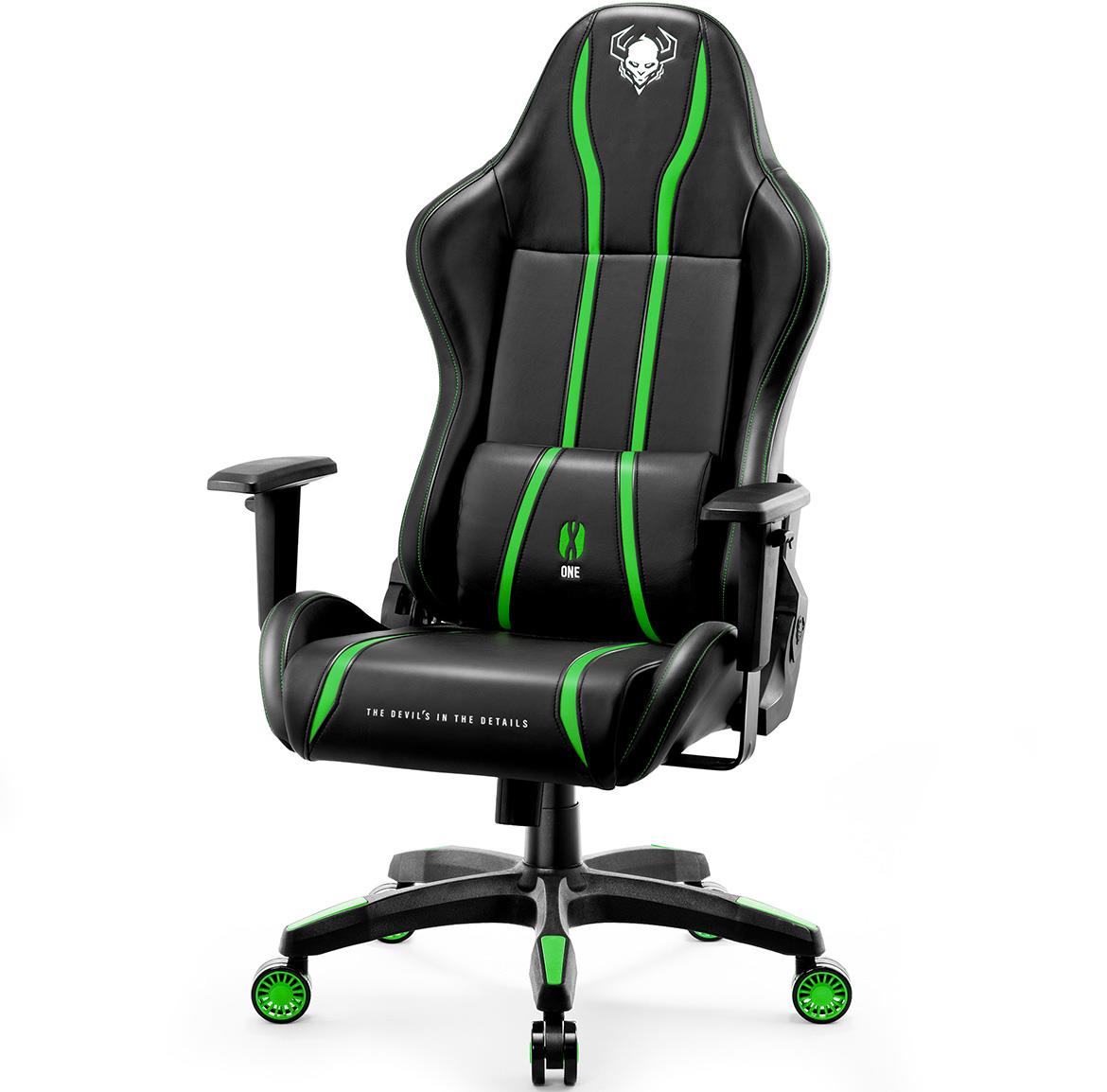 Diablo X-One 2.0 kancelarijska stolica 68x51x124 cm crno zelena