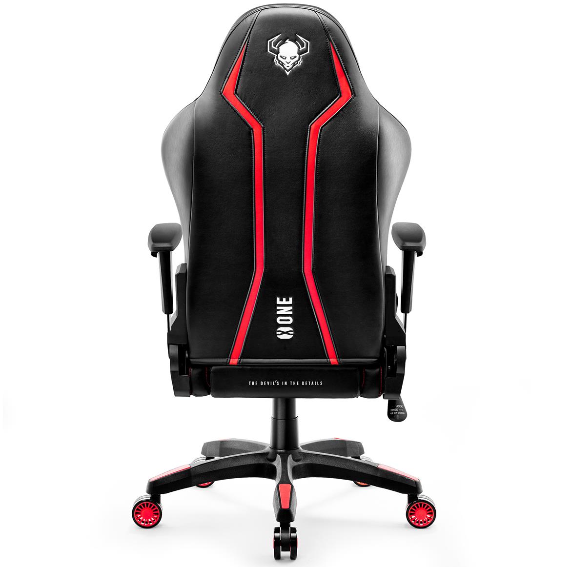 Diablo X-One 2.0 kancelarijska stolica 68x51x124 cm crno crvena