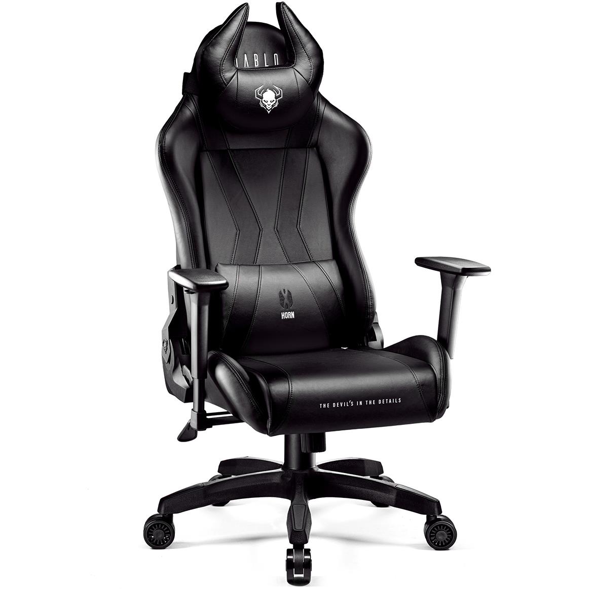King Diablo X-Horn 2.0 kancelarijska stolica 73x59x133 cm crna