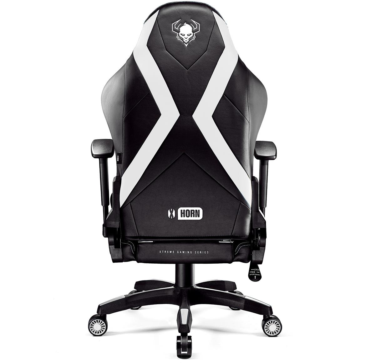 King Diablo X-Horn 2.0 kancelarijska stolica 73x59x133 cm crno bela