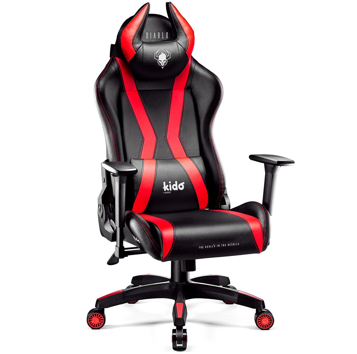 Diablo X-Horn 2.0 kancelarijska stolica 65x38x111 cm crno crvena