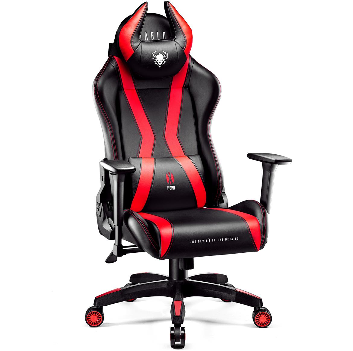 King Diablo X-Horn 2.0 kancelarijska stolica 73x59x133 cm crno crvena