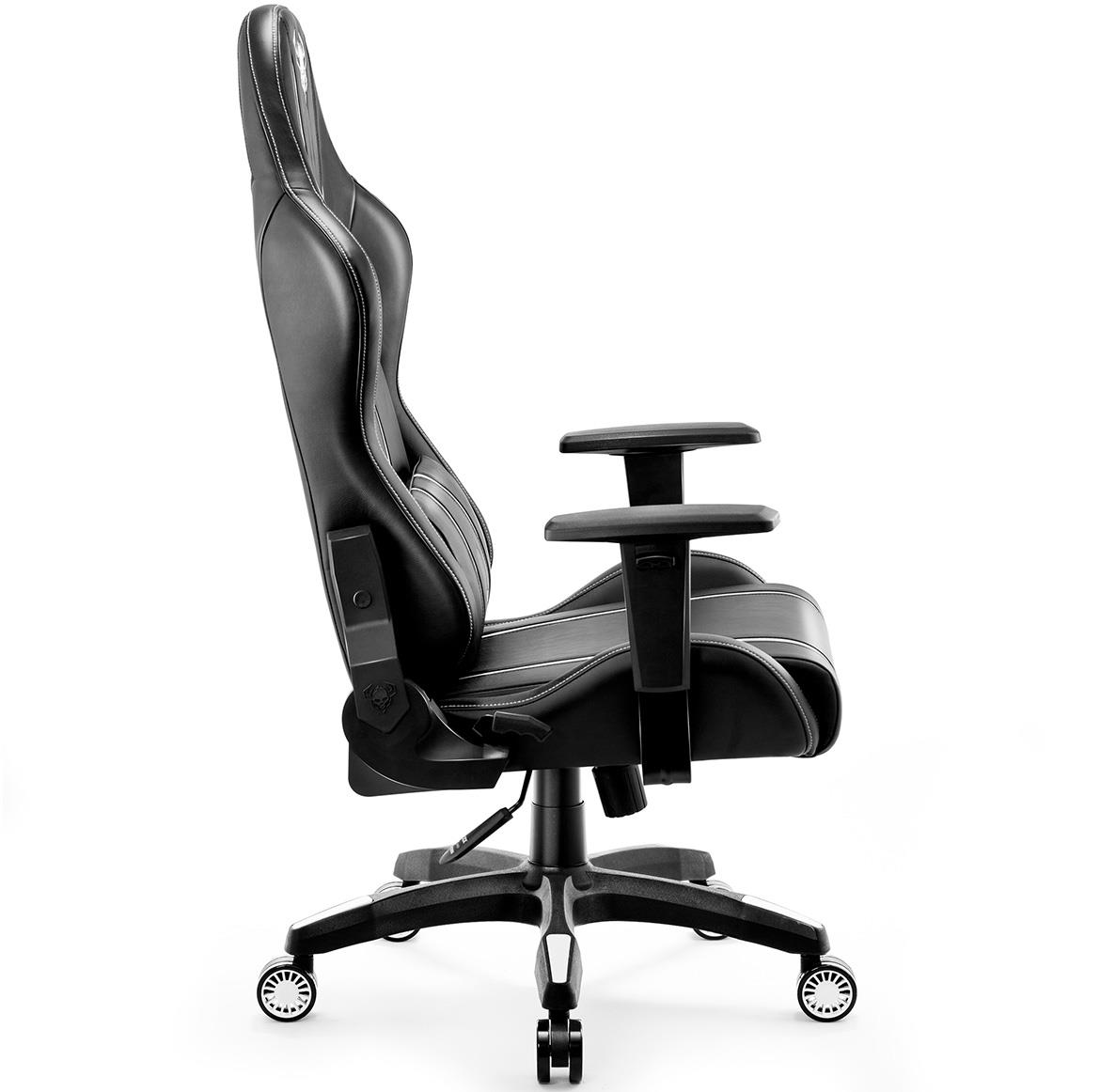 King Diablo X-One 2.0 kancelarijska stolica 72x54x134 cm crno bela