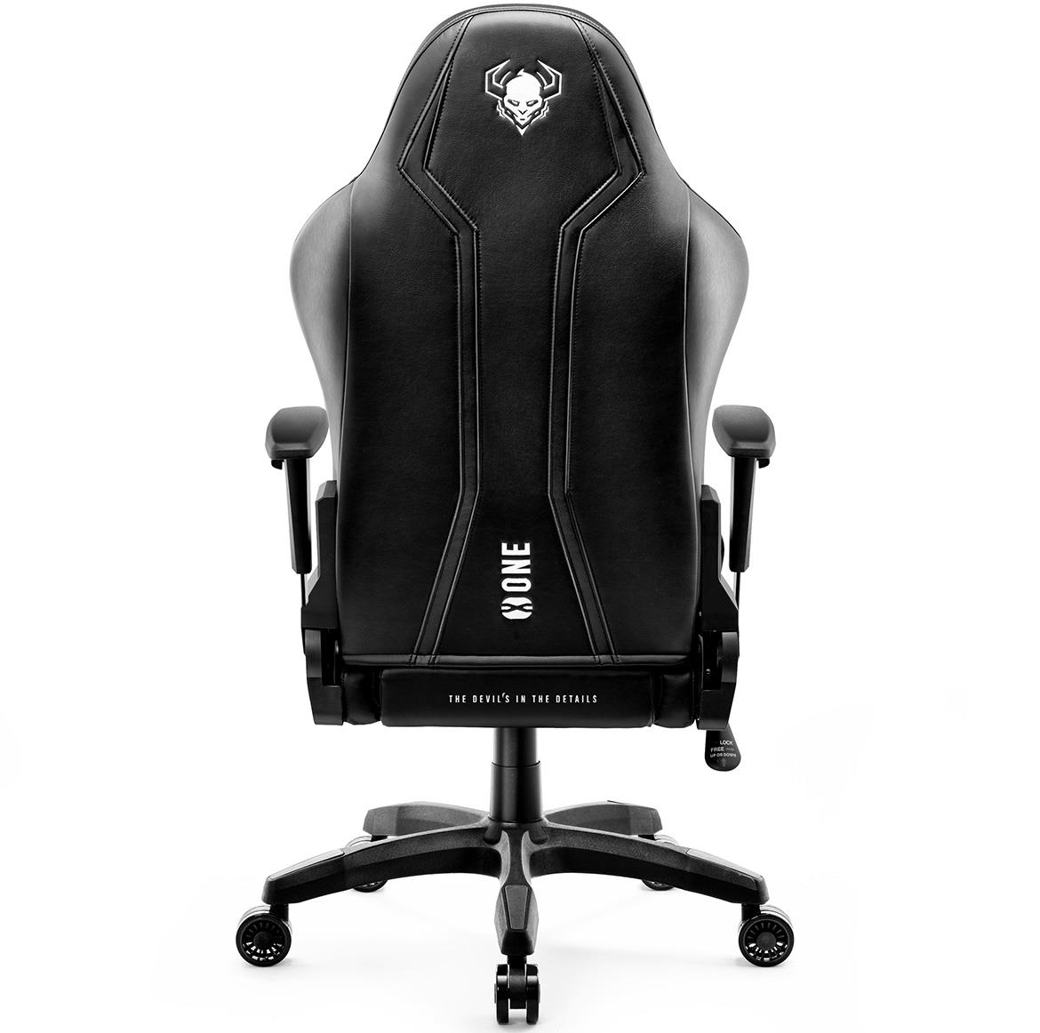King Diablo X-One 2.0 kancelarijska stolica 72x54x134 cm crna