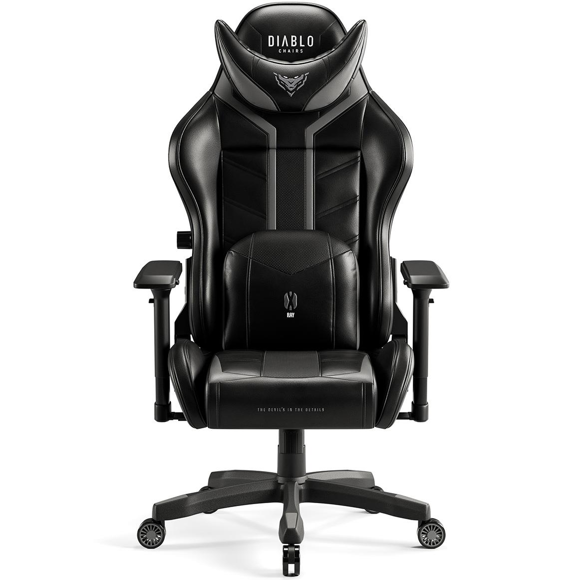 Diablo X-Ray 2.0 kancelarijska stolica 73x57x135 cm crno siva