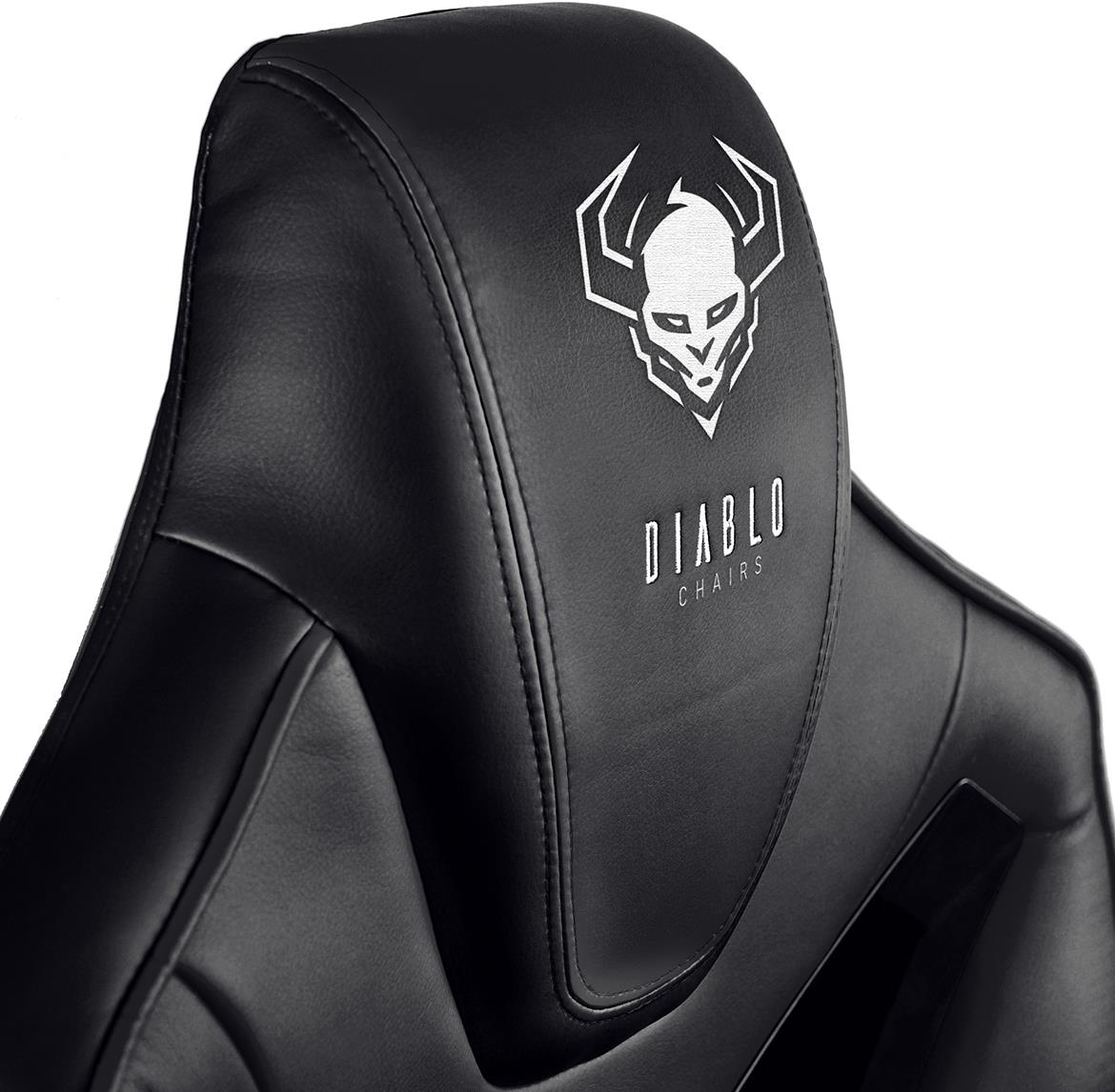 Diablo X-Fighter kancelarijska stolica 69x56x127 cm crna