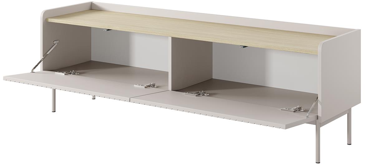 Level D TV komoda 2 vrata 153x38x50,2 cm bež