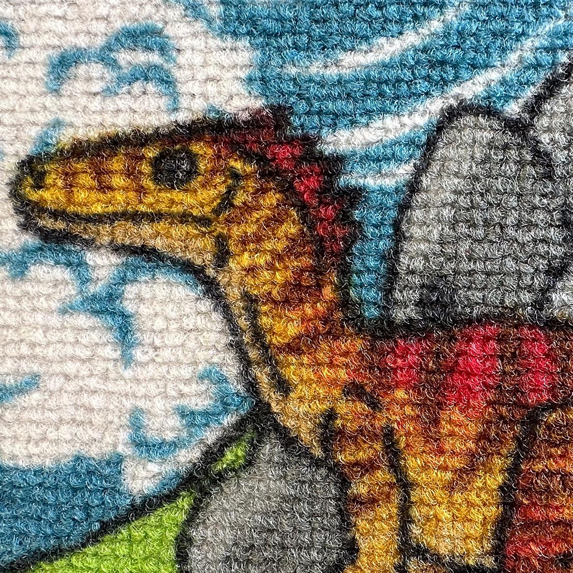 Deciji tepih Dino World 133 x 175 cm