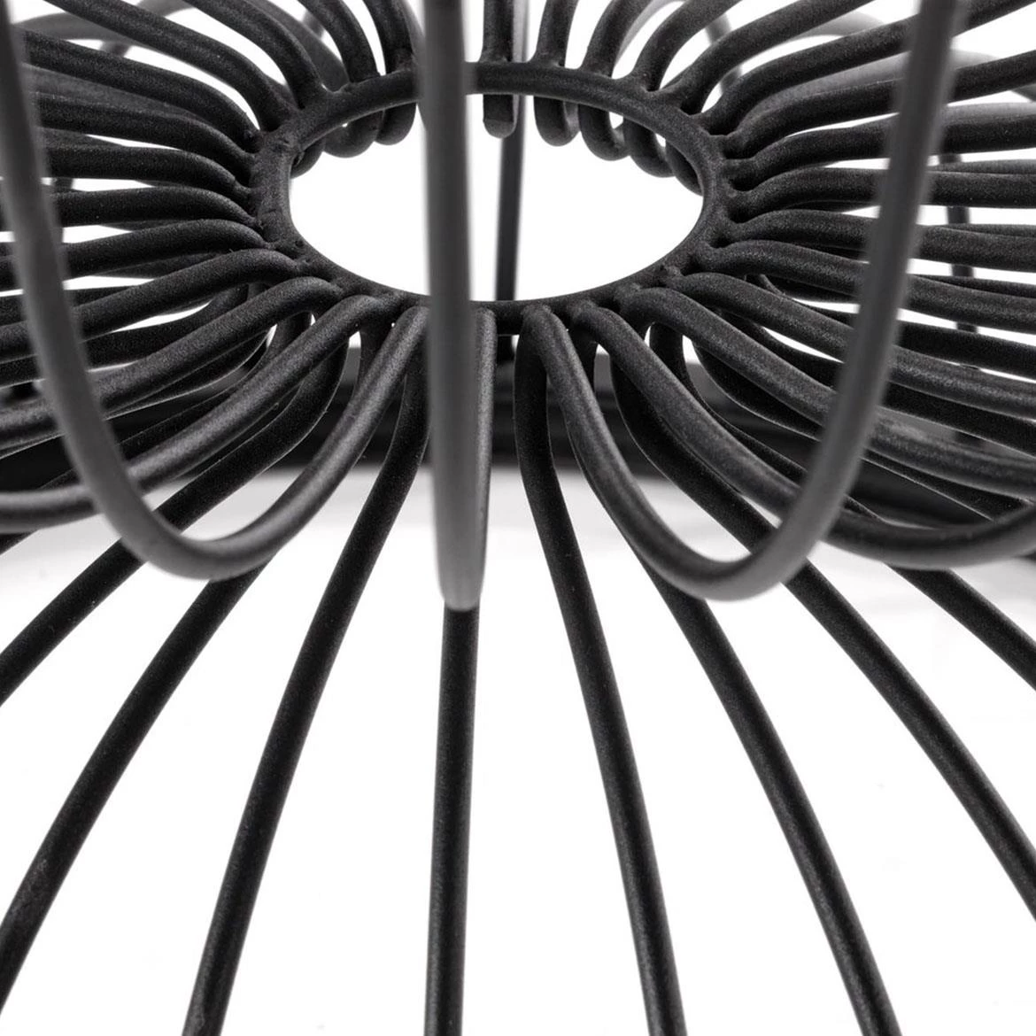 Kim klub sto D50x40 cm mermer/crno