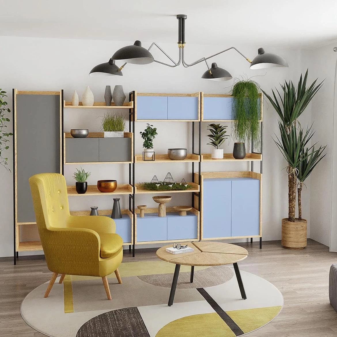 Ram za komode 2x34x145 cm crni