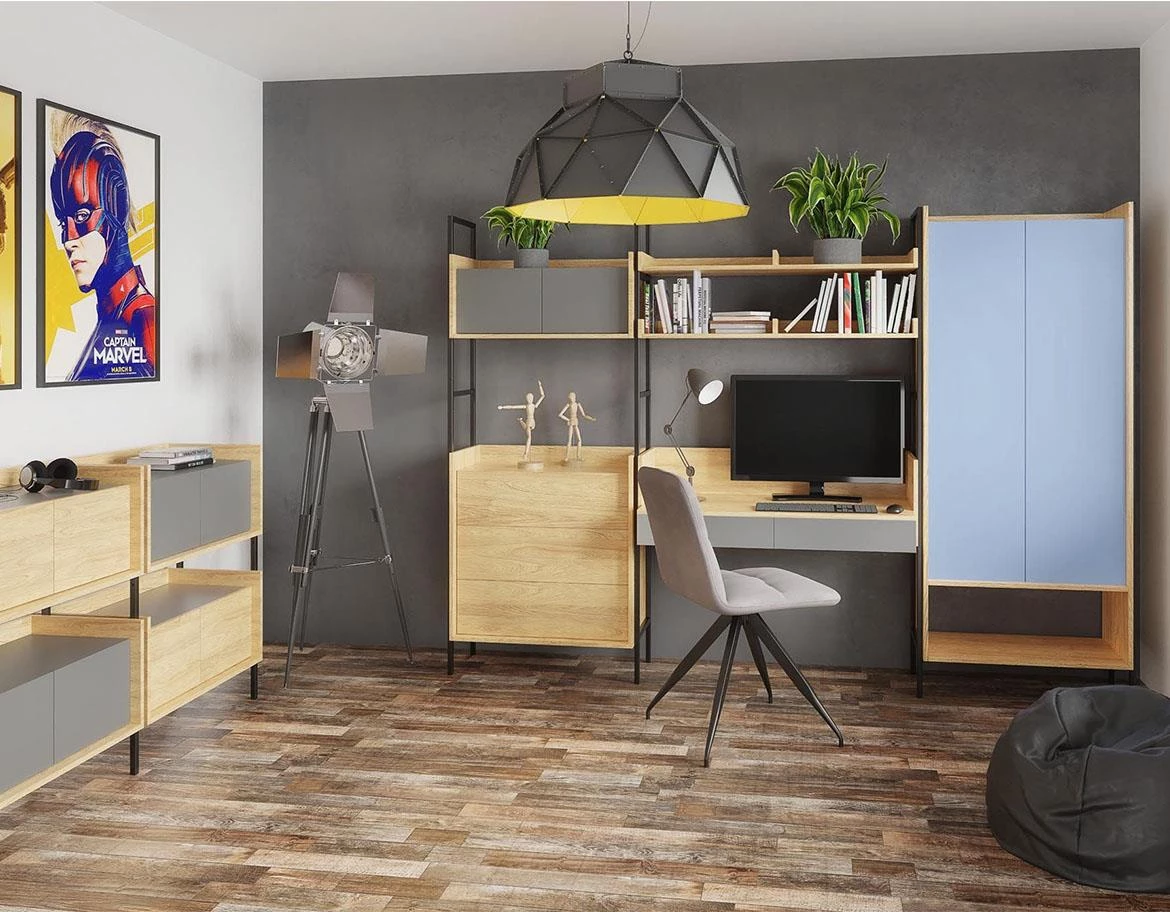 Ram za komode 2x34x145 cm crni