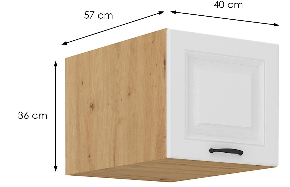 Stilo 40nagu-36 1f element 1vr.40x57x36 hrast artisan/bela