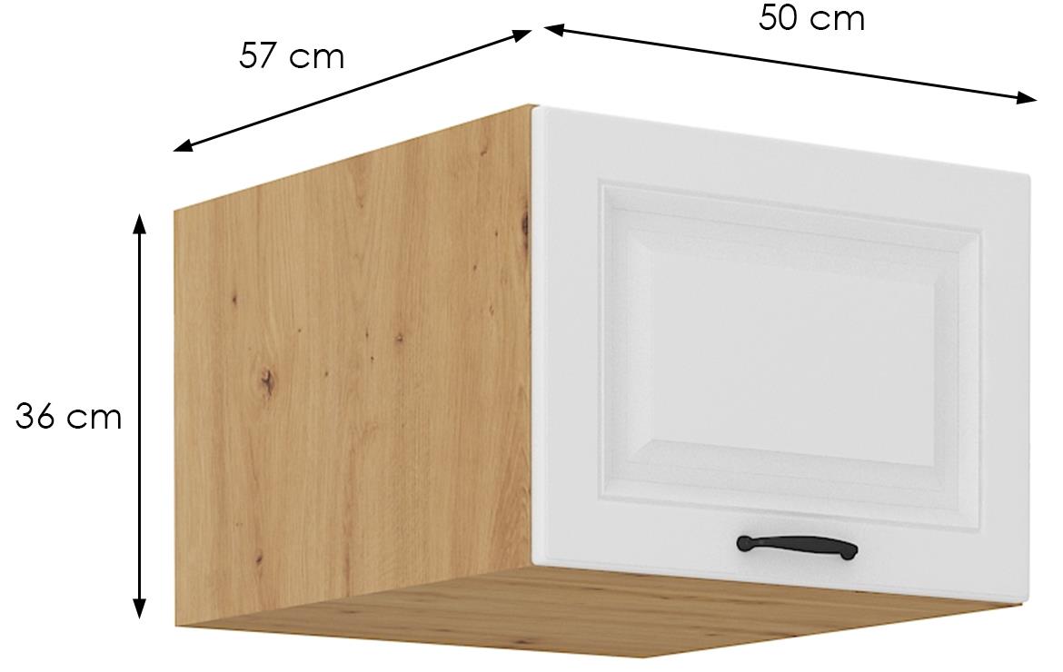 Stilo 50nagu-36 1f element 1vr.50x57x36 hrast artisan/bela