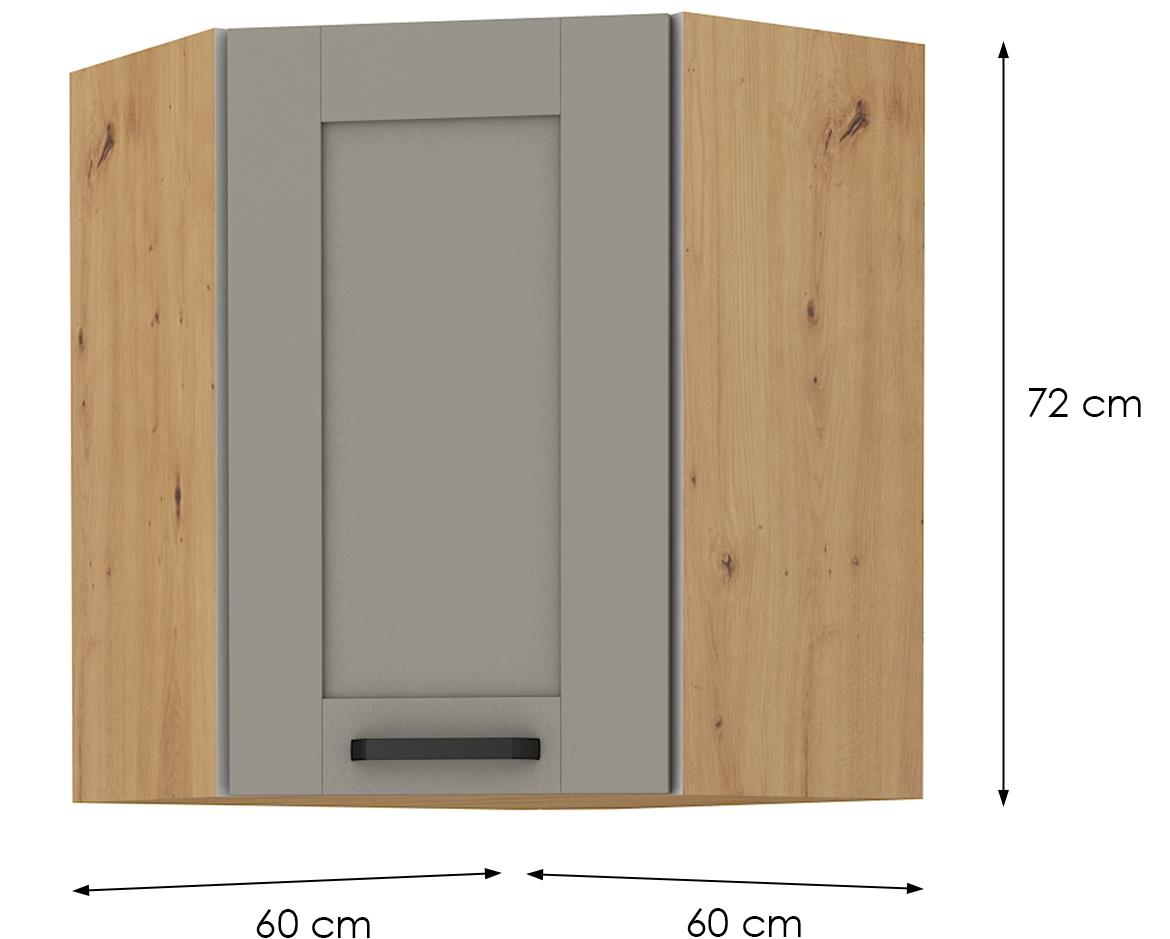 Luna 60x60 gn-72 1f (45°) ugaoni el.1vr.60x60x72 artisan hrast-siva clay