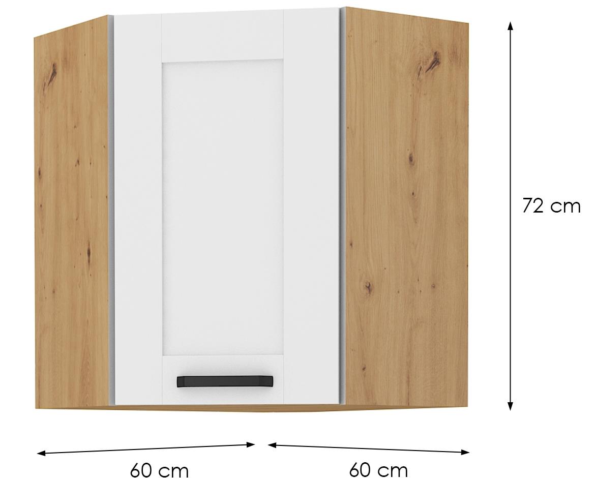 Luna 60x60 gn-72 1f (45°) ugaoni el.1vr.60x60x72 artisan hrast-bela