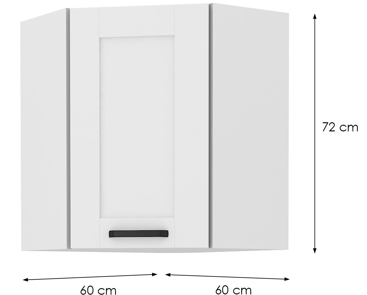 Luna 60x60 gn-72 1f (45°) ugaoni el.1vr.60x60x72 bela-bela