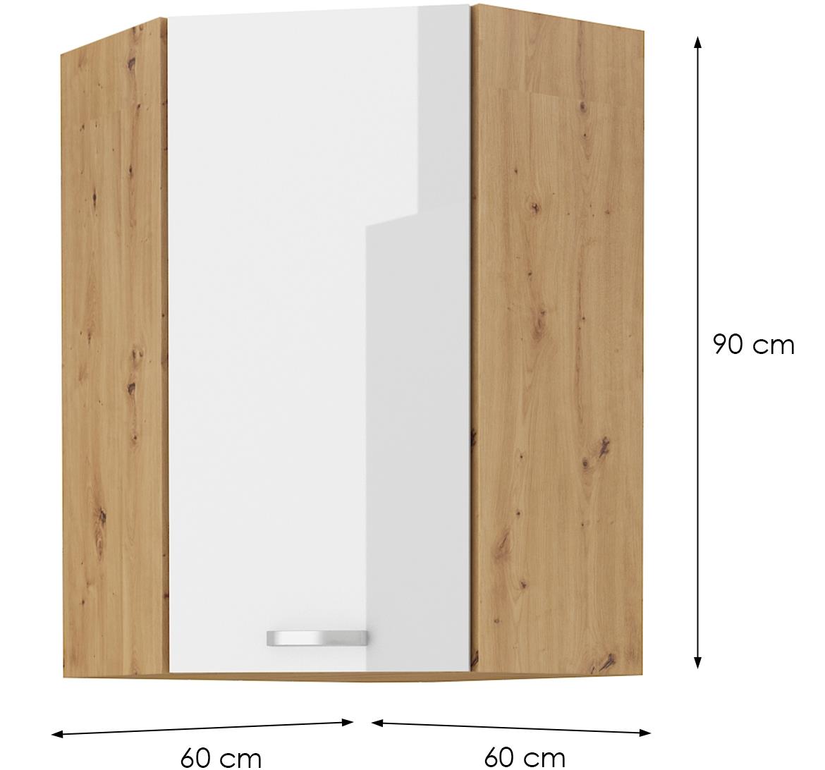 Artisan 60x60gn-90 1f (45°) ugaoni el.1vr.60x60x90 artisan hrast-bela