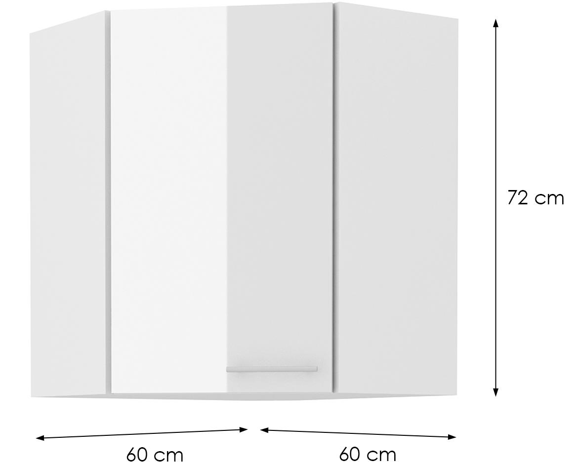 Lara 60x60 gn-72 1f (45°) ugaoni el.1vr.60x60x72 belo-bela