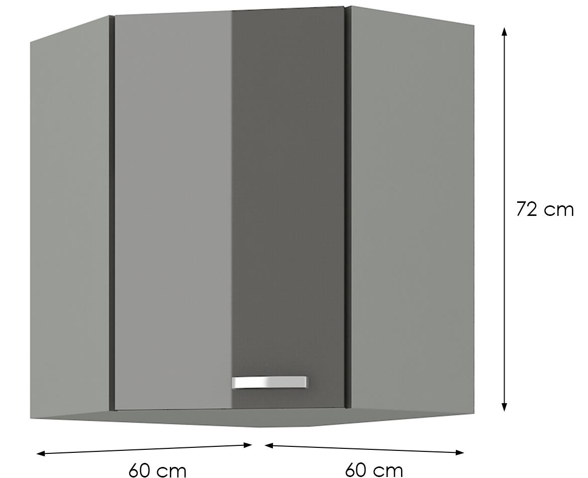 Grey 60x60 gn-72 1f (45°) ugaoni el.1vr.60x60x72 siva