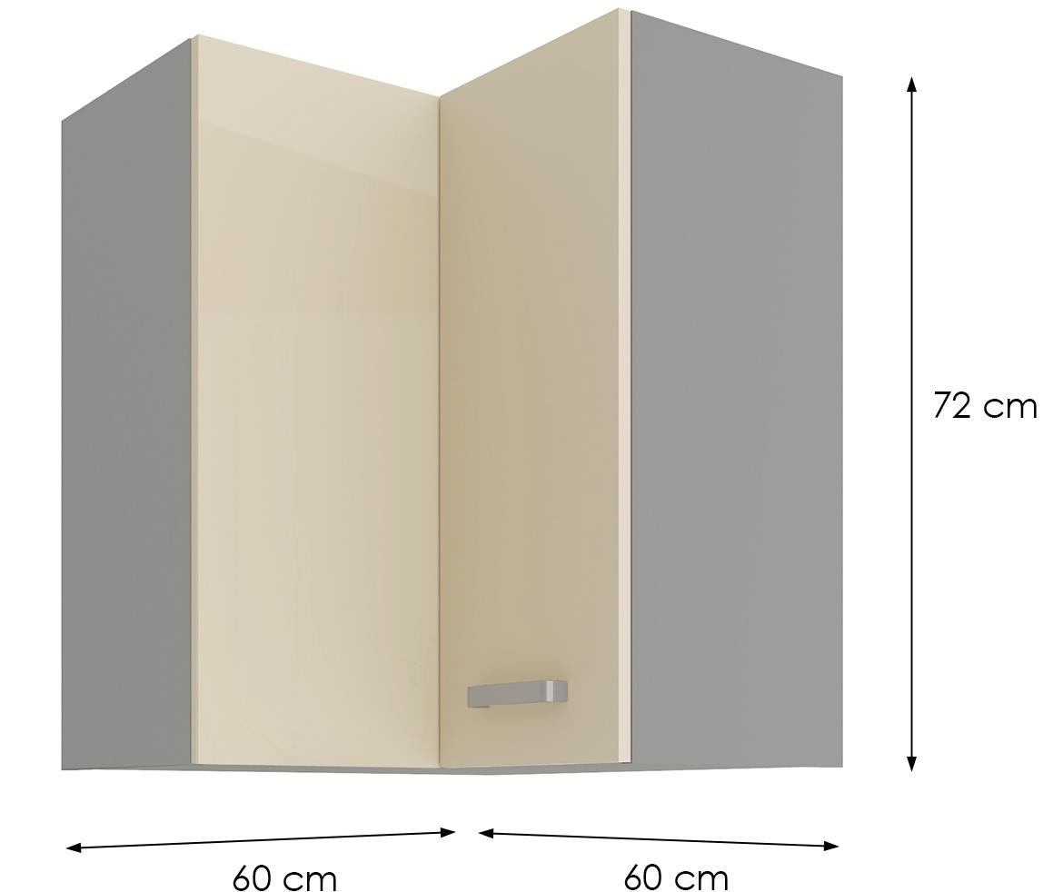 Karmen 60x60gn-90 1f (45°) ugaoni el.1vr.60x60x90 siva-krem