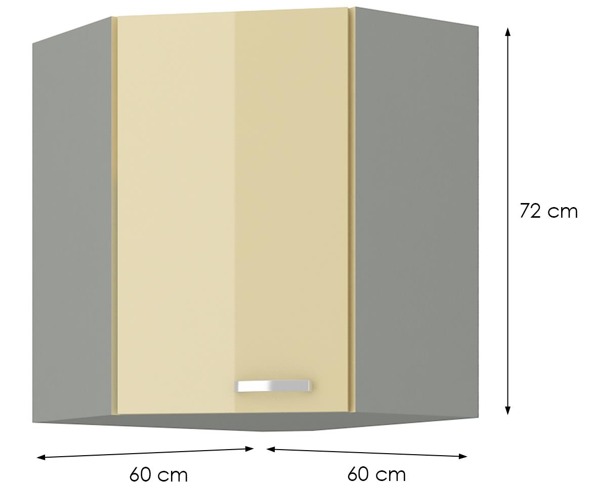 Karmen 60x60 gn-72 2f (45°) ugaoni el.1vr.60x60x72 siva-krem