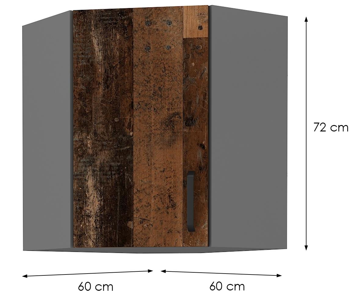 Tessa 60x60 gn-72 1f (45°) ugoani el.1vr.60x60x72 siva-oldstyle wood