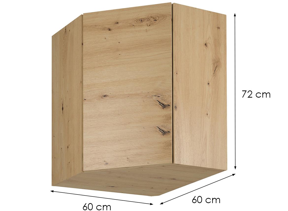 Langen g60n ugaoni element 1vrata 60x60x72 artisan hrast