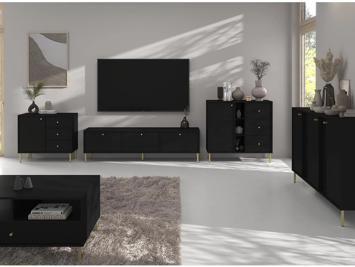 Tokyo 2 3F komoda 3vrata 124,5x40,8x73,9 bež 813