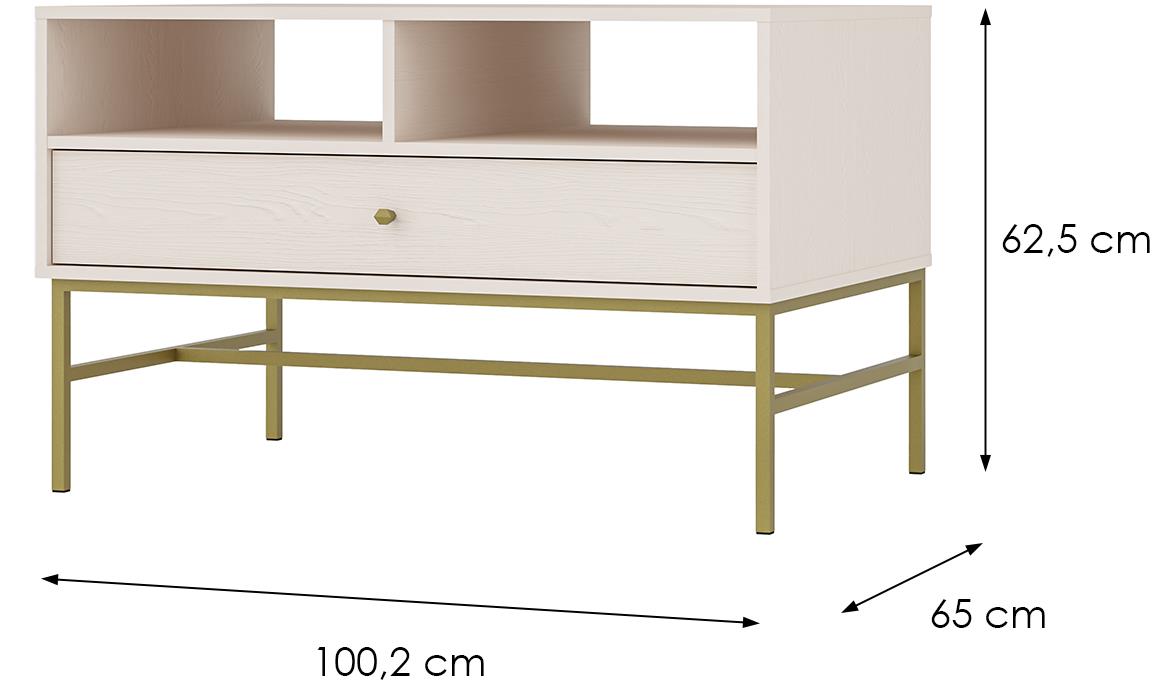 Tokyo 3 1S klub stolic 1fioka 100,2x65x62,5 bež 201