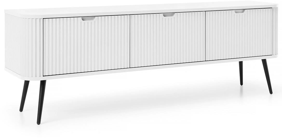 Zova TV komoda sa 3 vrata 168x39x57 cm bela