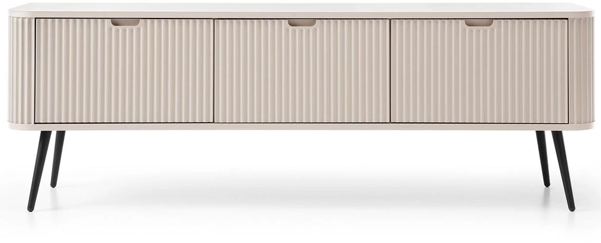 Zova TV komoda sa 3 vrata 168x39x57 cm bež kašmir